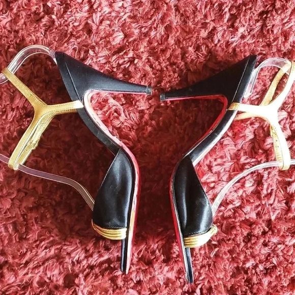 VINTAGE Y2K BETSEY JOHNSON pumps heels shoes size 8/9 - Picture 3 of 10